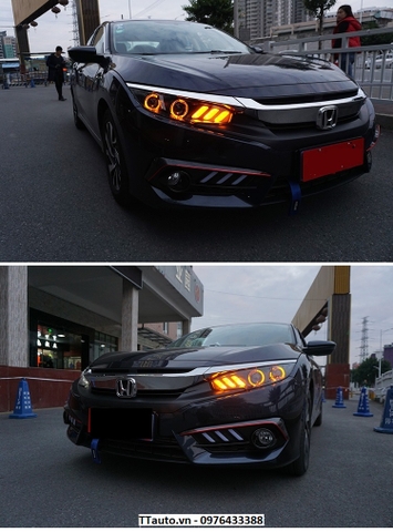 Cụm đèn pha Civic 2016-2020