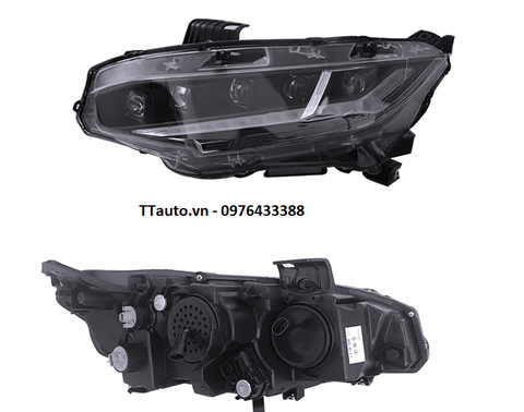 Cụm đèn pha kiểu mới cho Civic 2016-2020