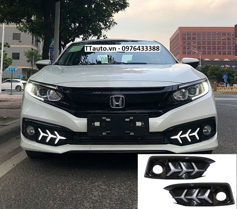 Đèn led gầm kiểu xương cá cho Civic 2019-2020