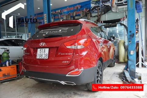 Độ pô Hyundai Tucson Mẫu Mer chuyên nghiệp