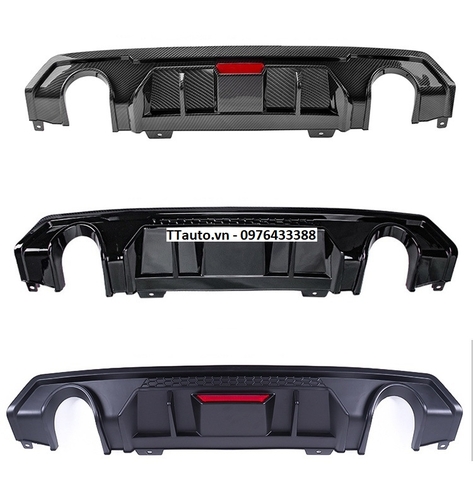 Sửa đổi đuôi xe với ống xả kép cho Civic 1.5 2016-2021 (pô thật)