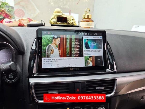 Màn Android Mazda CX5 2016 | Camera hành trình + Camera lùi AHD
