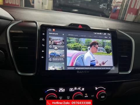 Màn hình Android và Camera 360 cho Honda City