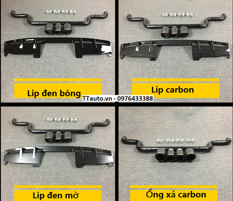 Sửa đổi ống xả kiểu 4 lon pô cho Civic 2016-2020