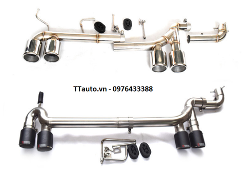 Độ pô kiểu 4 ống xả cho Civic 1.8 (pô thật)