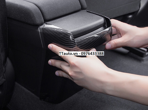 Ốp carbon phía sau cho hộp kê tay Civic 2019-2020 bản E