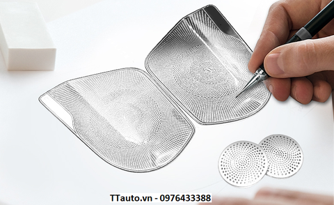 Bộ ốp loa treble và loa cánh cho Civic 2016-2020