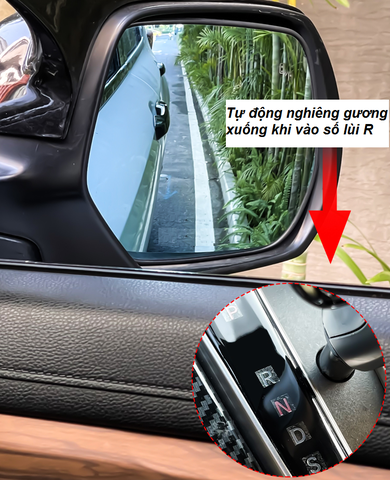 Tự động nghiêng gương khi lùi cho Honda CR-V 2017-2022