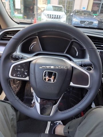 Vô lăng chính hãng bọc da dành cho Civic bản 1.8 E