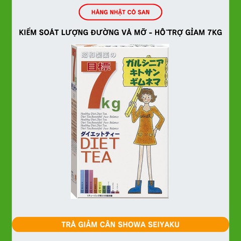 TRÀ GIẢM CÂN SHOWA SEIYAKU – MỤC TIÊU 7KG AN TOÀN