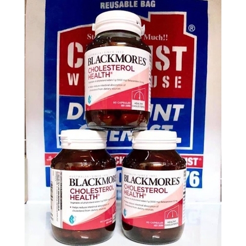 Viên Uống Giảm Mỡ Máu Blackmores Cholesterol Health 60 viên Chính Hãng Úc
