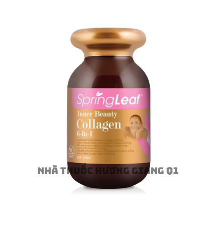 Viên uống Collagen chống lão hóa Spring Leaf Inner Beauty Collagen Plus 6 in 1 90 viên/ 180 viên