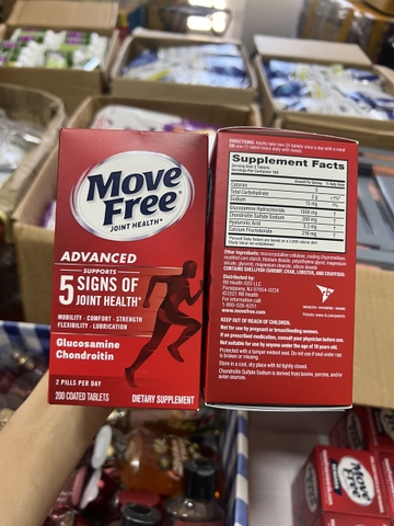 Viên uống bổ khớp Move Free Joint Health Advanced 200 viên