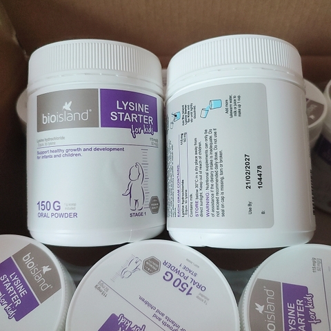 Lysine Tăng Chiều Cao Cho Trẻ- Lysine Bột- Lysine Viên- Hỗ Trợ Tăng Chiều Cao Cho Trẻ Từ 7 Tháng