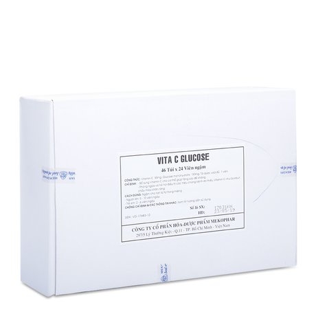 Kẹo ngậm Vita C Glucose giúp bổ sung vitamin C, tăng sức đề kháng (Kẹo cam tuổi thơ) - Gói 24 viên
