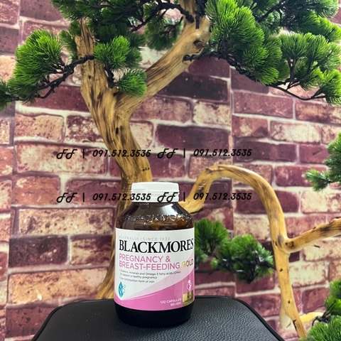 Vitamin Bầu Blackmores Pregnancy & breast feeding gold 120 Viên- Vitamin tổng hợp bầu và sau sinh