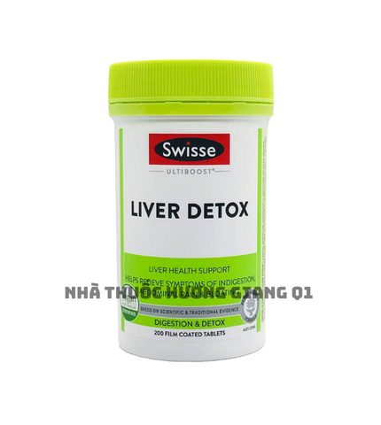 Bổ Gan Swisse Ultiboost Liver Detox Úc- Thải lọc gan