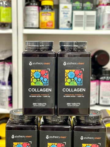 Viên uống collagen cho nam Youtheory Men Collagen Type 1, 2 & 3 của Mỹ 390 viên