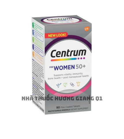 Centrum Women 50- Vitamin tổng hợp cho phụ nữ trên 50 tuổi