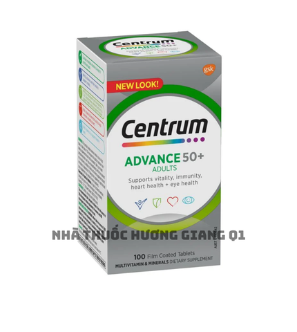 Viên uống vitamin Centrum Advance 50+ Úc