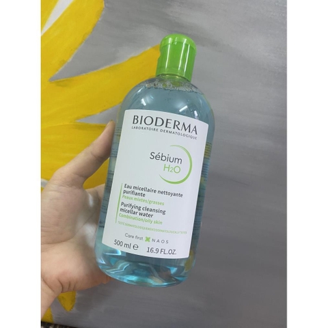 Nước tẩy trang Bioderma chính hãng [500ml] Tẩy trang Bioderma cho da khô, da dầu, da nhạy cảm