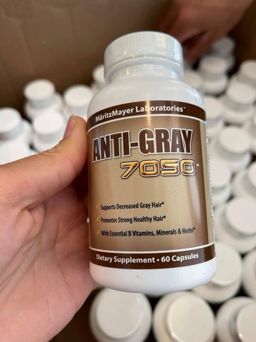 VIÊN HỖ TRỢ TRỊ TÓC BẠC SỚM ANTI GRAY HAIR 7050, HỘP 60 VIÊN
