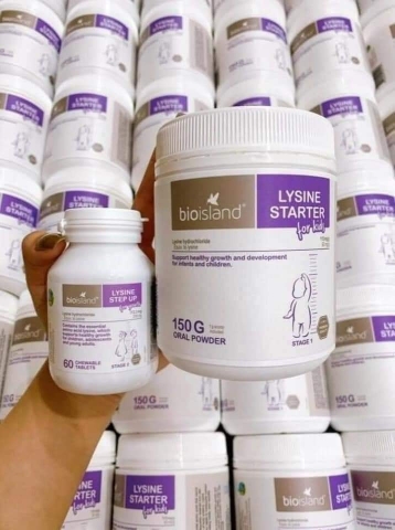 Lysine Tăng Chiều Cao Cho Trẻ- Lysine Bột- Lysine Viên- Hỗ Trợ Tăng Chiều Cao Cho Trẻ Từ 7 Tháng