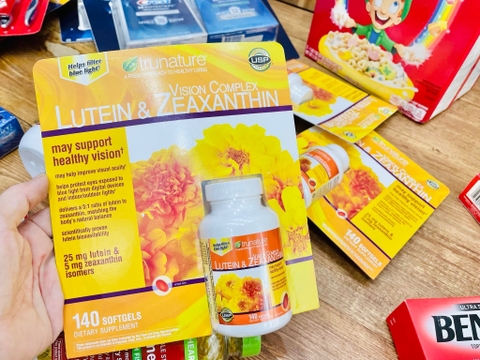 Viên uống bổ mắt mỹ Lutein và Zeaxanthin 140 viên