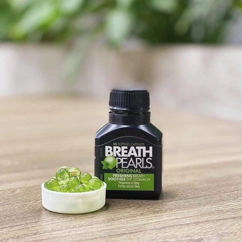 Viên Uống Thơm Miệng Breath Pearls Úc
