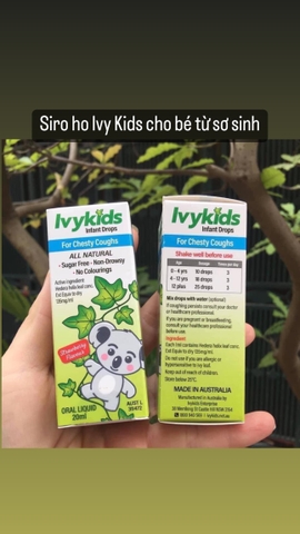 Siro ho Ivy Kids Úc 20ml