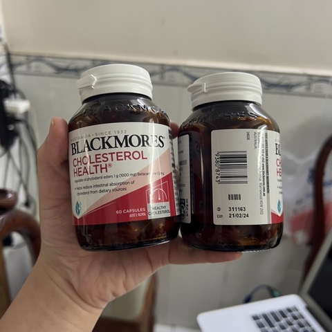 Viên Uống Giảm Mỡ Máu Blackmores Cholesterol Health 60 viên Chính Hãng Úc