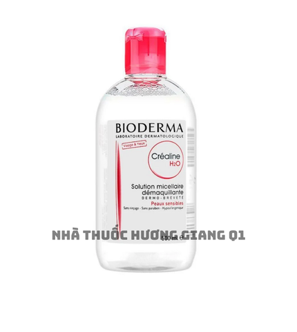 Nước Tẩy Trang Bioderma Hồng Dành Cho Da Nhạy Cảm 500ml Sensibio H2O