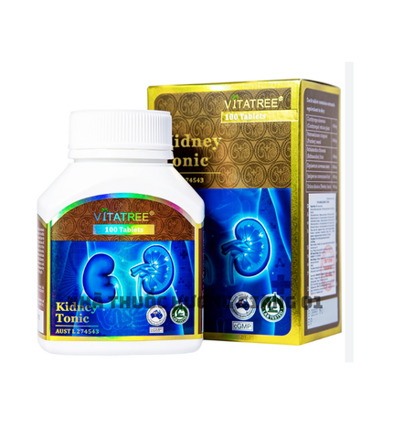 Vitatree Kidney Tonic Bổ Thận, Tráng Dương,Tăng Cường Chức Năng Tiết Niệu Hộp 100 Viên