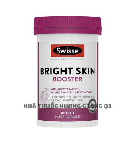 Swisse Bright Skin - Viên Uống Hỗ Trợ Trắng Da Lọ 60 Viên