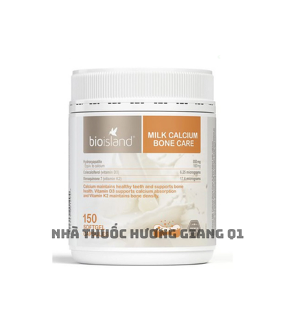 Canxi hữu cơ Calcium Bone Care - Viên Sữa Bổ Sung Canxi Lọ 150 Viên