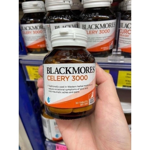 Viên Gout Blackmores Celery 3000mg Phòng Bê.nh và Hỗ Trợ Đ.iều T.rị Gout 50 viên Chính Hãng Úc