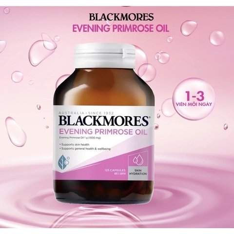 Tinh Dầu Hoa Anh Thảo Blackmores 125 Viên- Cải thiện nội tiết, điều hoà kinh nguyệt, tăng thụ thai