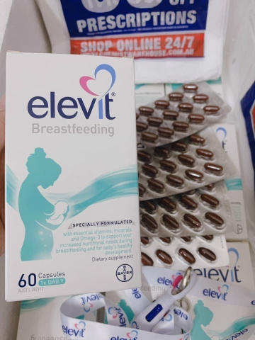 Elevit sau sinh 60 viên Úc- Elevit Breastfeeding – Elevit sau khi sinh & cho con bú