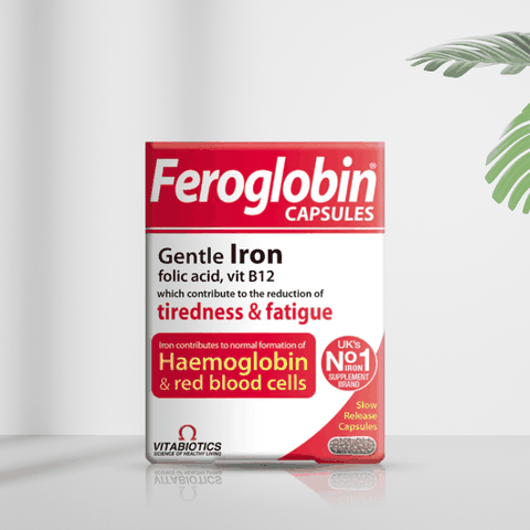 Viên uống Feroglobin B12 Vitabiotics hỗ trợ tăng khả năng tạo máu, tăng cường sức khỏe (30 viên)