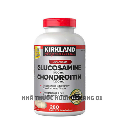 Viên Bổ Khớp Glucosamine 1500mg Và Chondroitin Kirkland 1200mg 280 Viên
