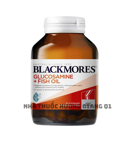 Viên uống bổ xương khớp kết hợp dầu cá Glucosamine Fish Oil Blackmores 90 Viên