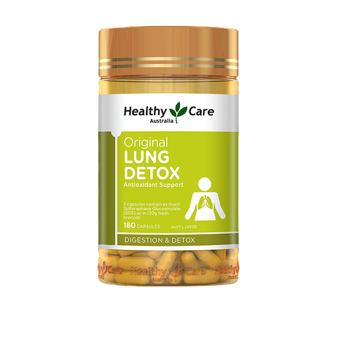 Bổ phổi Healthy Care Lung Detox 180 Viên
