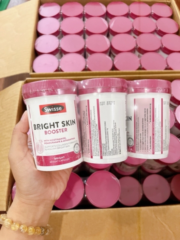 Swisse Bright Skin - Viên Uống Hỗ Trợ Trắng Da Lọ 60 Viên