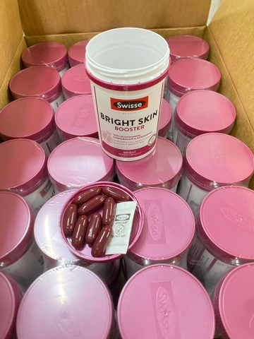 Swisse Bright Skin - Viên Uống Hỗ Trợ Trắng Da Lọ 60 Viên