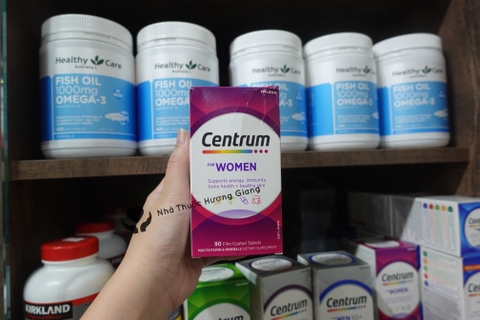 Vitamin tổng hợp Centrum Women 90 Viên- Vitamin dành cho phụ nữ dưới 50 tuổi