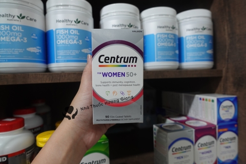Centrum Women 50- Vitamin tổng hợp cho phụ nữ trên 50 tuổi