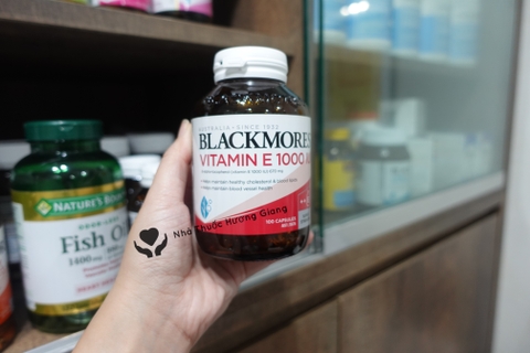 Viên uống bổ sung vitamin E tự nhiên Blackmores Vitamin E 1000IU của Úc 30 Viên