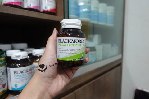 Viên uống bổ sung vitamin B tổng hợp Blackmores Mega B Complex của Úc 75 viên