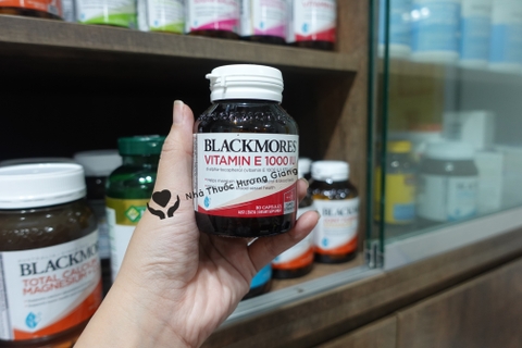Viên uống bổ sung vitamin E tự nhiên Blackmores Vitamin E 1000IU của Úc 30 Viên
