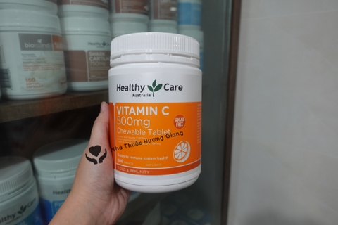 Healthy Care Vitamin C 500mg - Viên Nhai Vitamin C 500 Viên